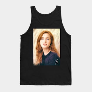 Amy Adams - Pastel on Canvas Painting Tank Top